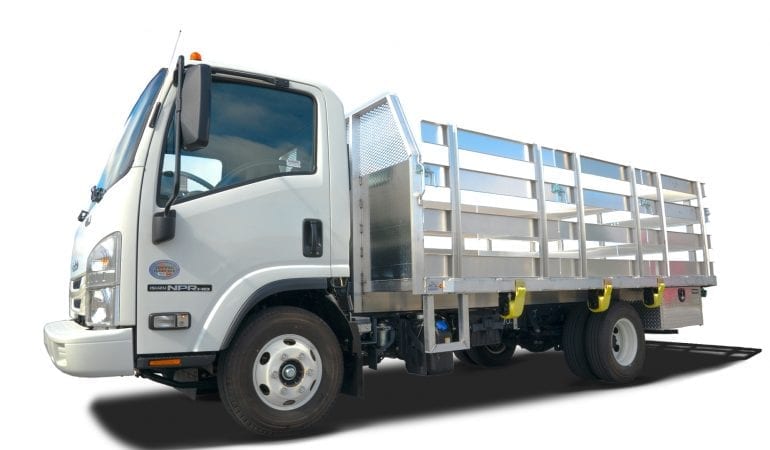 Isuzu NPR-HD Stake Flatbed
