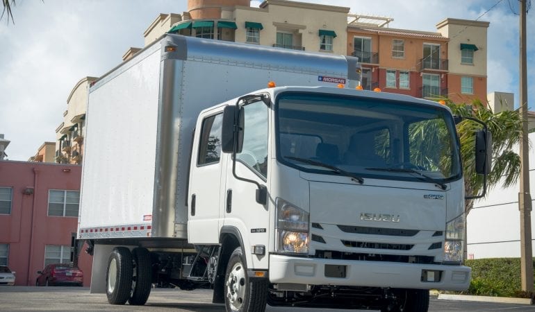 Isuzu NPR Crew Cab Box Truck