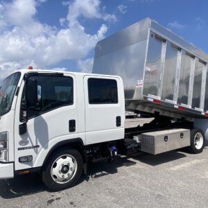 Isuzu NPR-XD Diesel Crew Cab w/ Aluminum Chipper Dump