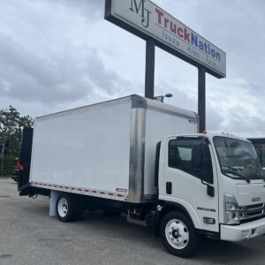 ISUZU NPR-HD SINGLE CAB GAS W/ 16FT BOX AND STEEL DOVETAIL WITH PISTONS