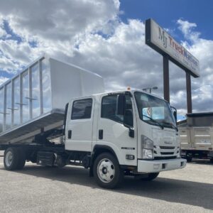 Isuzu NQR Diesel Crew Cab w/ 15' Chipper Dump