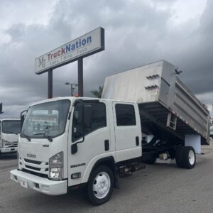 2017 ISUZU NPR-HD CREW CAB W/ 14FT ALUMINUM DUMP