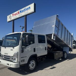 Isuzu NRR Crew Cab w/ 14' Aluminum Dump