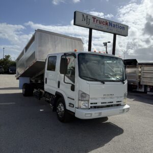 2015 ISUZU NPR-HD CREW CAB 14' ALUMINUM DUMP