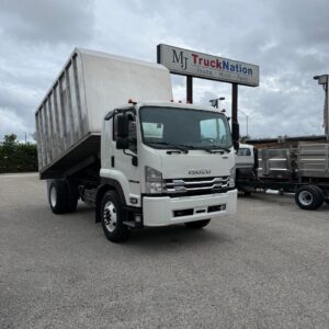 2018 ISUZU FTR 16' ALUMINUM CHIPPER DUMP