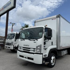 2021 ISUZU FTR DIESEL SINGLE CAB W/ 26FT VAN BODY W/ ICC BUMPER