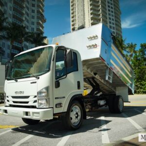 Isuzu NPR-HD Gas Single Cab w/ 14' Aluminum Dump