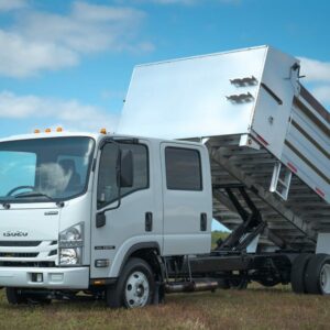 Isuzu NPR Gas Crew Cab w/ 14ft Aluminum Dump