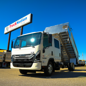 Isuzu NPR-HD Diesel Crew Cab w/ Aluminum Dump