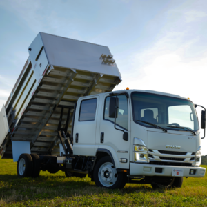 Isuzu NPR-HD Gas Crew Cab w/ 14' Aluminum Dump