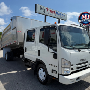 2021 ISUZU NPR CREW CAB 14' ALUMINUM DUMP