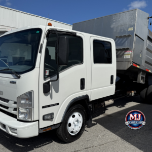 2020 ISUZU NPR GAS CREW CAB W/ 14FT ALUMINUM DUMP