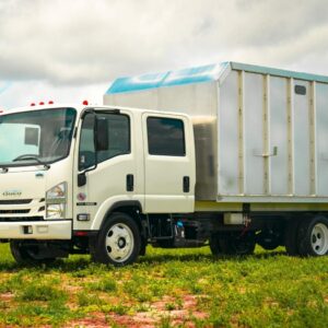 Isuzu NRR Diesel Crew Cab w/ 15' Chipper Dump